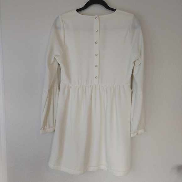 Twelfth Street By Cynthia Vincent Embroidered  Shift Dress Ivory Size Small NWT - Picture 7 of 12